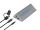 Conceptronic HUBBIES18G 10-fach Kombi-USB 3.0-Hub und Ladegerät mit 60W, 2-in-1 USB-C USB-A Kabel, USB 3.2 Gen 1