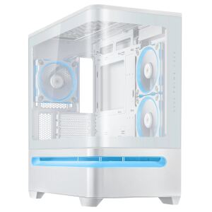 ASUS PRIME AP202 ARGB Midi Tower Weiß