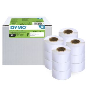 DYMO Original LabelWriter Adressetiketten | 28 mm x 89 mm | 12 Rollen mit je 130 leicht ablösbaren Etiketten (1.560 Etiketten) | selbstklebende Etiketten | für LabelWriter-Beschriftungsgerät