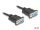 DeLOCK Seriell Kabel RS-232 D-Sub9 Buchse zu Buchse mit schmalem Steckergehäuse 3 m