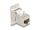 DELOCK Panel Mount Keystone Kupplung Bu/Bu Cat.6AP metall