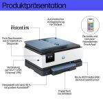 HP OfficeJet Pro 8125e Wireless All-in-One Farbe Drucker, Instant Ink; Beidseitiger Druck