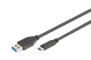 Digitus USB-C Anschlusskabel, USB-A - USB-C