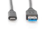 Digitus USB-C Anschlusskabel, USB-A - USB-C