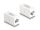 DELOCK Adapter RJ45 Buchse zu RJ45 Buchse Cat.6 UTP weiß