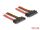 DeLOCK 83802 SATA-Kabel 0,1 m SATA 22-pin Mehrfarbig