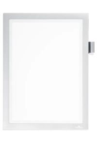 Durable duraframe magnetisch kader Note A4, zilver Schreibtischunterlage Silber