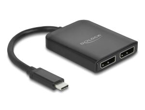 DELOCK USB Type-C Splitter > 2x DisplayPort MSTVXP