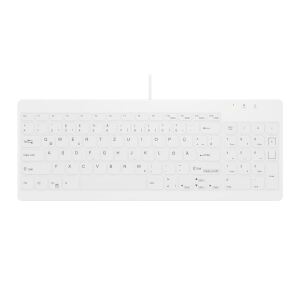 Contour Design Active Key Contour QuickClean Medizinische Tastatur Abnehmbare Abdeckung Kompakt Kabelgebunden Weiß DE C7012