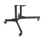 Manhattan Universal Basic Multimedia TV-Ständer auf Rollen, Für Bildschirme von 37" bis 70"* und bis zu 50 kg, +/- 10 neigbar, Kamerahalterung und AV-Fachboden abnehmbar, schwarz