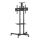 Manhattan Universal Basic Multimedia TV-Ständer auf Rollen, Für Bildschirme von 37" bis 70"* und bis zu 50 kg, +/- 10 neigbar, Kamerahalterung und AV-Fachboden abnehmbar, schwarz