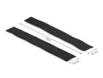 DELOCK Klettband selbstklebend Haft/Flauschband 10mx25mm SW