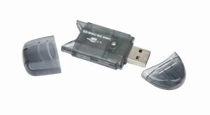 Gembird FD2-SD-1 Kartenleser USB 2.0 Schwarz
