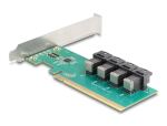 DELOCK PCI Express x16 Karte zu 4 int. SSF-8643 NVMe Bifurc.