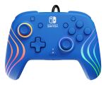 PDP Afterglow Wave Blau USB Gamepad Analog / Digital Nintendo Switch, Nintendo Switch OLED