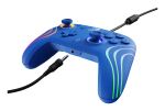 PDP Afterglow Wave Blau USB Gamepad Analog / Digital Nintendo Switch, Nintendo Switch OLED