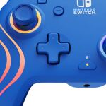 PDP Afterglow Wave Blau USB Gamepad Analog / Digital Nintendo Switch, Nintendo Switch OLED
