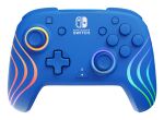 PDP Afterglow Wave Blau USB Gamepad Analog / Digital Nintendo Switch, Nintendo Switch OLED
