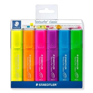Staedtler 364 P WP6 Marker 6 Stück(e) Gemusterte Spitze Mehrfarbig
