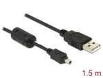 DeLOCK Camera cable USB-B mini 4pin > USB-A 1,5m...
