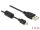 DeLOCK Camera cable USB-B mini 4pin > USB-A 1,5m male-male USB Kabel Mini-USB B USB A Schwarz