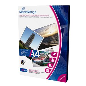 MediaRange MRINK112 Fotopapier A4 Weiß Matte
