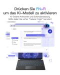 inateck Keyboard Surface black, Surface Pro 8-11 Com. QWERTZ