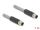 DELOCK M12 Kabel L-kodiert 5 Pin St zu St PUR 1m
