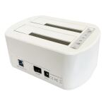 LC-Power LC-DOCK-U3-VI Speicherlaufwerk-Docking-Station USB 3.2 Gen 1 (3.1 Gen 1) Type micro-B Weiß