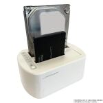 LC-Power LC-DOCK-U3-VI Speicherlaufwerk-Docking-Station USB 3.2 Gen 1 (3.1 Gen 1) Type micro-B Weiß