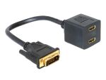 DeLOCK Adapter DVI 25 male > 2x HDMI female 0,2 m...