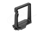 DELOCK Kabelbügel 70 x 70 mm mit Montageplatte schwarz