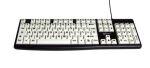 Geemarc Telecom 3521350020823 Tastatur Universal USB QWERTY Schwarz, Weiß