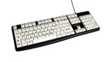 Geemarc Telecom 3521350020823 Tastatur Universal USB QWERTY Schwarz, Weiß