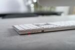 CHERRY KW 9100 SLIM FOR MAC Tastatur Universal USB + Bluetooth QWERTZ Deutsch Silber