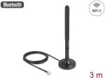 DELOCK WiFi 6 Antenne RP-SMA Stecker 3 dBi omnidirektional m