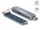 DELOCK Externes Gehäuse für M.2 NVMe PCIe SSD USB TYP C & A