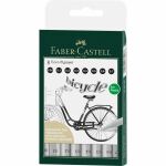Faber-Castell 166008 Fineliner Schwarz 8 Stück(e)