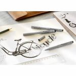 Faber-Castell 166008 Fineliner Schwarz 8 Stück(e)