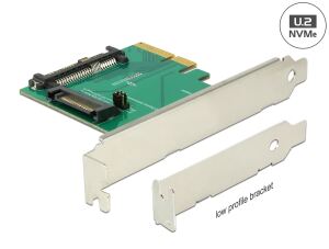 DELOCK PCI Express x4 Karte >1 x intern U.2 NVMe SFF-8639 ST