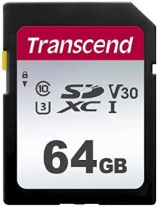 Transcend TS64GSDC300S Speicherkarte 64 GB SDXC NAND Klasse 10