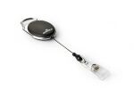Durable BADGE REEL STYLE Namensschild mit Jojo Schwarz 10...