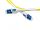 Alcasa LW-U903LC InfiniBand/Glasfaserkabel 3 m 2x LC Gelb