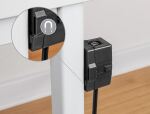 DELOCK Keystone Leergehäuse 1 Port schwarz