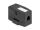 DELOCK Keystone Leergehäuse 1 Port schwarz