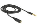 DeLOCK 84666 Audio-Kabel 1 m 3.5mm Schwarz