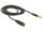 DeLOCK 84666 Audio-Kabel 1 m 3.5mm Schwarz