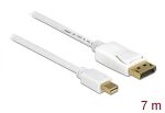 DELOCK Displayport Kabel mini DP -> DP StSt 7.00m...