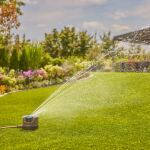 Gardena AquaPrecise Kreisförmige Wassersprinkler Schwarz, Blau, Grau
