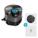 Gardena AquaPrecise Kreisförmige Wassersprinkler Schwarz, Blau, Grau